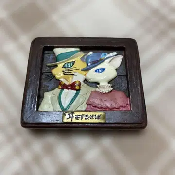 스튜디오 지브리 귀를 기울이면 프레임 마그넷 바론과 루이즈