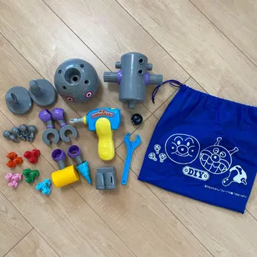 호빵맨 쿠미타테 DIY 움직이는 나사나사 다단단