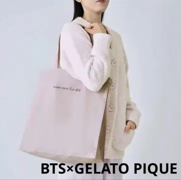 [ gelato pique loves BTS ] 취미 토트백 핑크