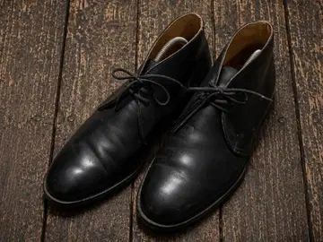 트리커스 Tricker's 가죽 처카 부츠 블랙 UK7 26cw