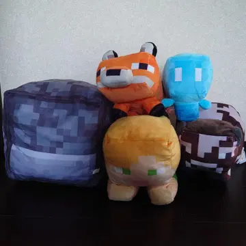 MINECRAFT 봉제 인형 5종 세트 마인크래프트