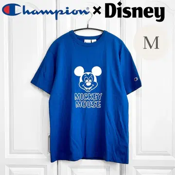 Champion 콜라보 Disney 남성용 구제 의류 T셔츠 미키 M