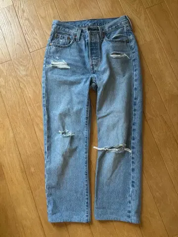Levi's 501 버튼 플라이 데님 청바지