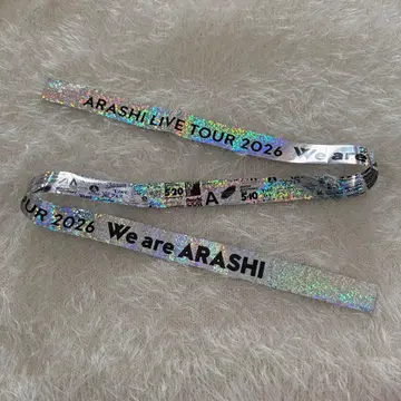 아라시 We are ARASHI 은색 테이프 풀