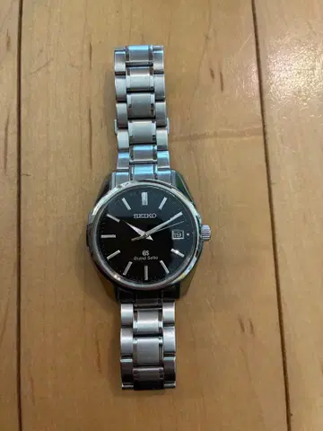 Grand Seiko 자동 와인딩 시계 블랙 다이얼