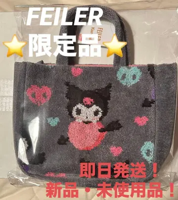 미개봉 새상품 페이러 FEILER 산리오 토트 백 쿠로미 한정품
