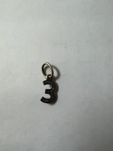 PANDORA 넘버 참 숫자 3 실버 컬러