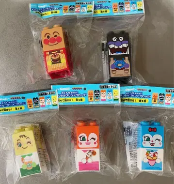 네피아 Genki! 호빵맨 오리지널 프린트 블록 전 5종