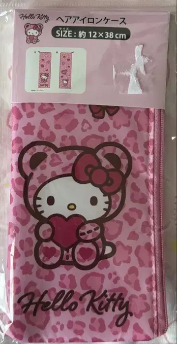 아베일 인형옷 키티 헬로키티 레오파드 무늬 다리미 케이스 미사용 새상품