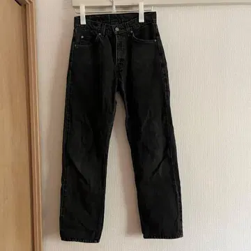 Levi's 505 스트레이트 데님 블랙 W30 L32