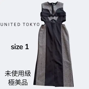 UNITED TOKYO 슬리브리스 원피스 사이즈 1