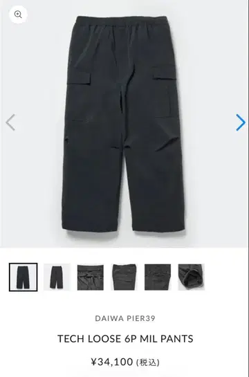 DAIWA PIER39 TECH LOOSE 6P MIL PANTS