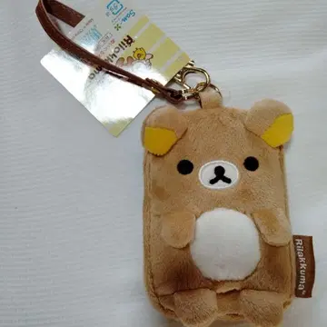 리락쿠마 봉제 인형 패스 케이스 택 포함 새상품 레어