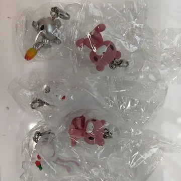 모리 척 메지루시 액세서리 그루미 범용 토끼 5종 컴플리트