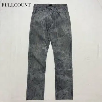 FULLCOUNT collection 블랙 데님 팬츠 일본제 32