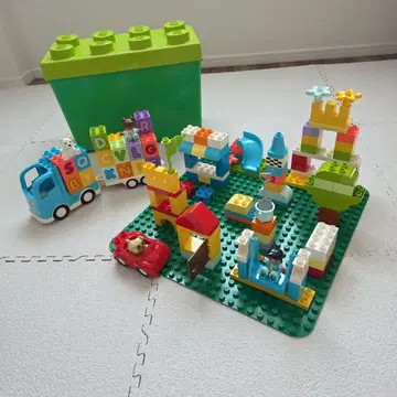 LEGO DUPLO 레고 듀플로 수납 박스 포함 세트 기초판 트랙 포함