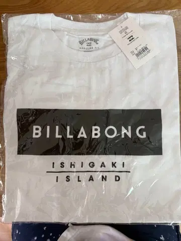 미개봉 새상품 BILLABONG 이시가키섬 한정판 T셔츠 화이트 S