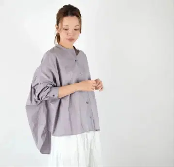 mizuiroind 미즈이로 인드 백 개더 와이드 셔츠 블라우스