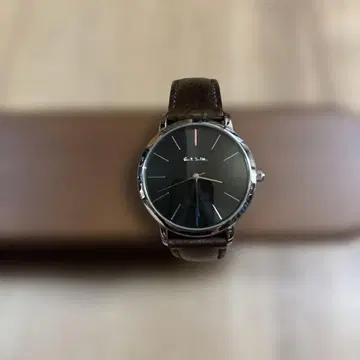 Paul Smith 손목시계 쿼츠 다크 브라운 가죽 벨트