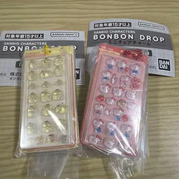 산리오 BONBON DROP 미니어처 참 2종 세트