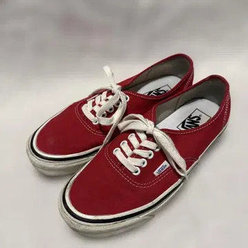 VANS 애너하임 오센틱 레드 25.5cm style 44