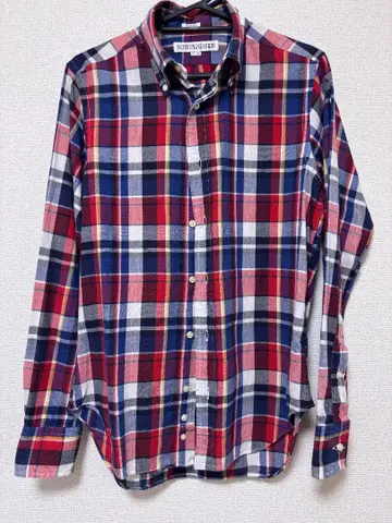 INDIVIDUALIZED SHIRTS 마드라스 체크 셔츠 S