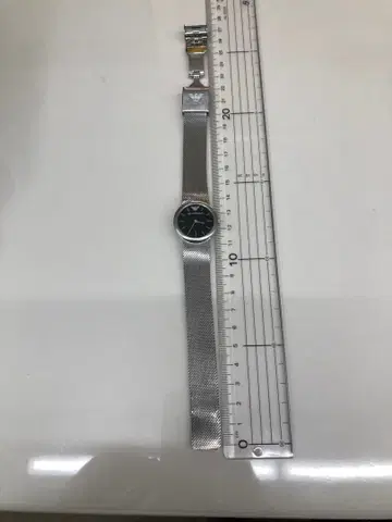 고급 EMPORIO ARMANI 손목시계 쿼츠 메쉬 벨트 아르마니