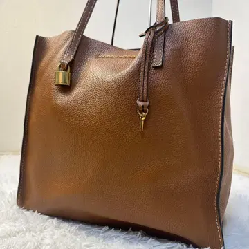 [ MARC JACOBS ] 토트백 숄더 브라운 자물쇠 참