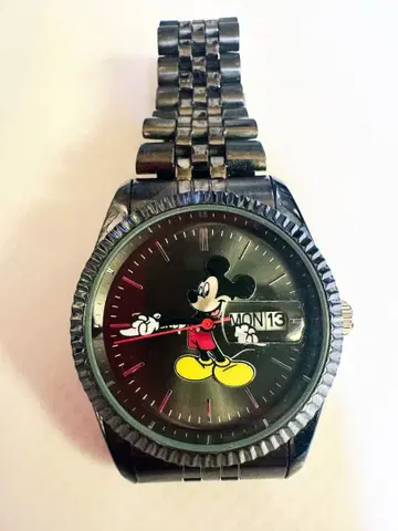 Disney 미키마우스 손목시계 쿼츠 데이데이트