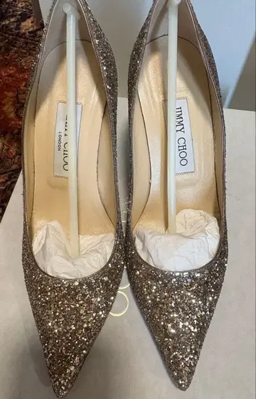 JIMMY CHOO 글리터 펌프스 36