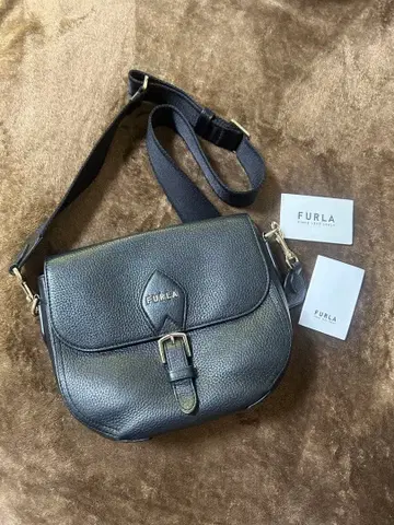 FURLA 숄더백 블랙 가죽