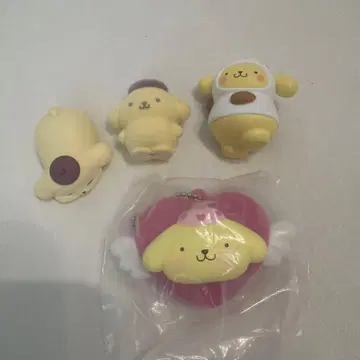 폼폼푸딩 가챠 4개 세트