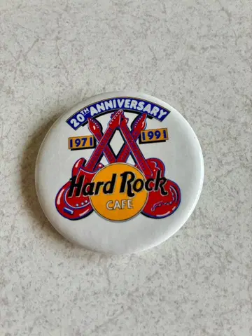 Hard Rock CAFE 20th Anniversary 캔뱃지