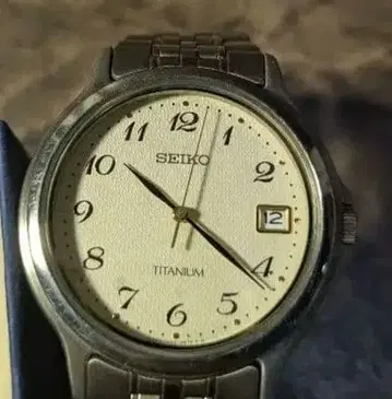 SEIKO 티타늄 손목시계 본체 여분 시계 부품 포함