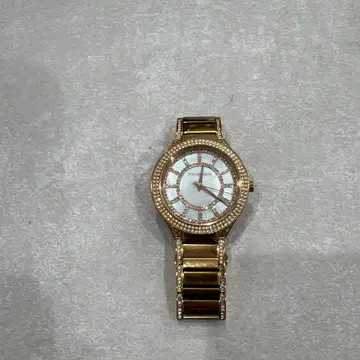 MICHAEL KORS 손목시계 골드 크리스탈 장식