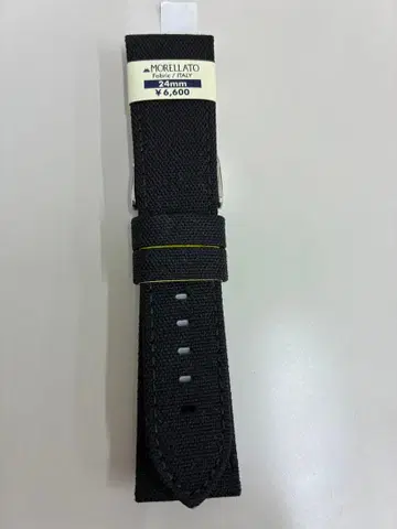 MORELLATO 시계 벨트 24mm 블랙 CORDURA