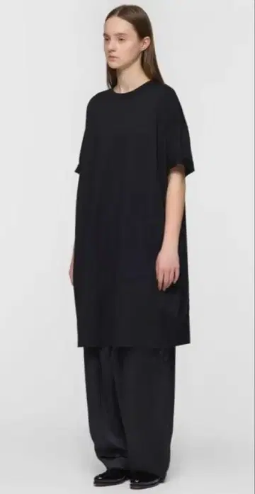 mizuiro ind 반팔 롤업 슬리브 원피스