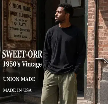 초레어 50's SWEET-ORR UNION MADE 롱티 XL USA