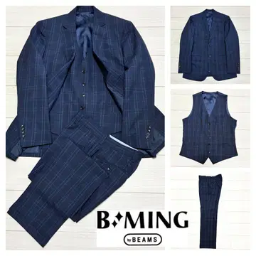 새상품급 B:MING by BEAMS 셋업 쓰리피스 수트 베스트