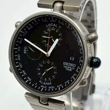 SEIKO 월드 타임 3000개 한정판 미쓰비시 130주년 기념 작동품