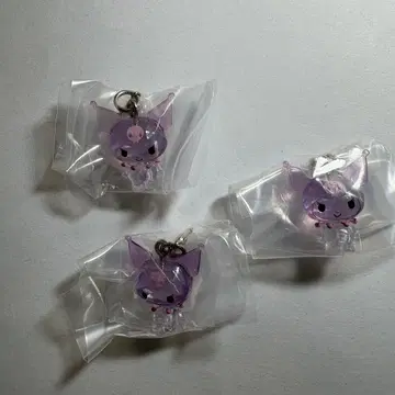 산리오 크리스탈 메지루시 액세서리 쿠로미 세트