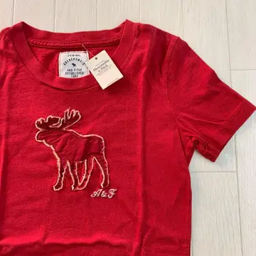 빈티지 새상품 Abercrombie&Fitch T셔츠 S 빨간색