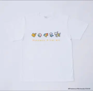 포켓몬 픽셀 아트 레전드 티셔츠 L 사이즈
