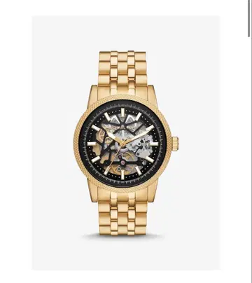 MICHAEL KORS 스켈레톤 골드 손목시계
