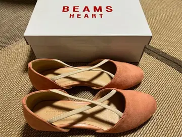 BEAMS HEART 플랫슈즈 핑크 L 사이즈 새상품, 미사용품