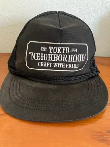 NEIGHBORHOOD 메쉬 캡 블랙