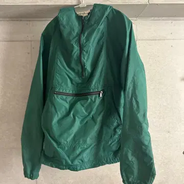 llbean 70s 그린 마운틴 후드티 풀오버 하프 지퍼