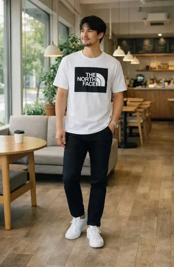 THE NORTH FACE 티셔츠 NT32043 화이트 L