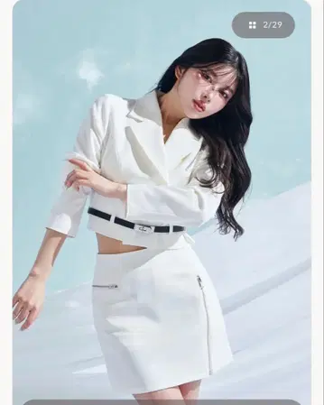 darich 허리 벨트 숏 자켓