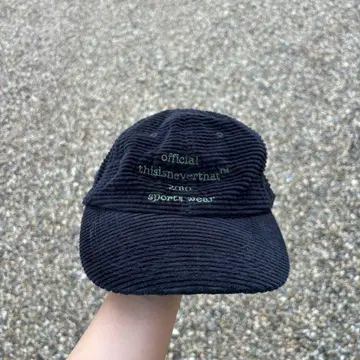 thisisneverthat 코듀로이 캡 네이비